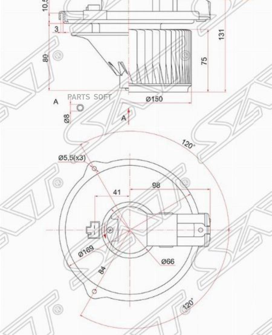 

Мотор Отопителя Салона Subaru Legacy/Outback 03- (Rhd) Sat арт. ST-72223-AG000