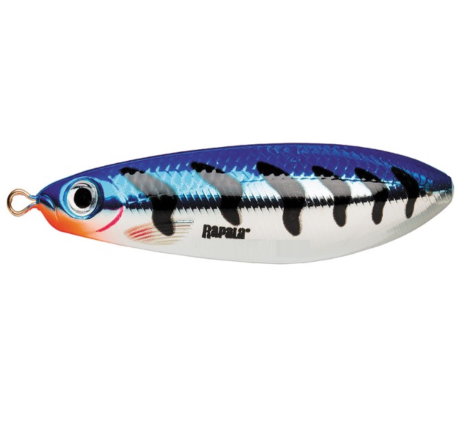 

Незацепляйка RAPALA Rattlin' Minnow Spoon 08 /MBT, Синий;белый;черный