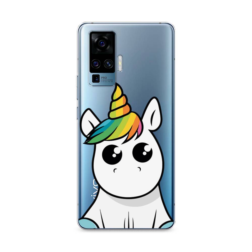 

Силиконовый чехол "Глазастый единорог" на Vivo X50 Pro, Глазастый единорог