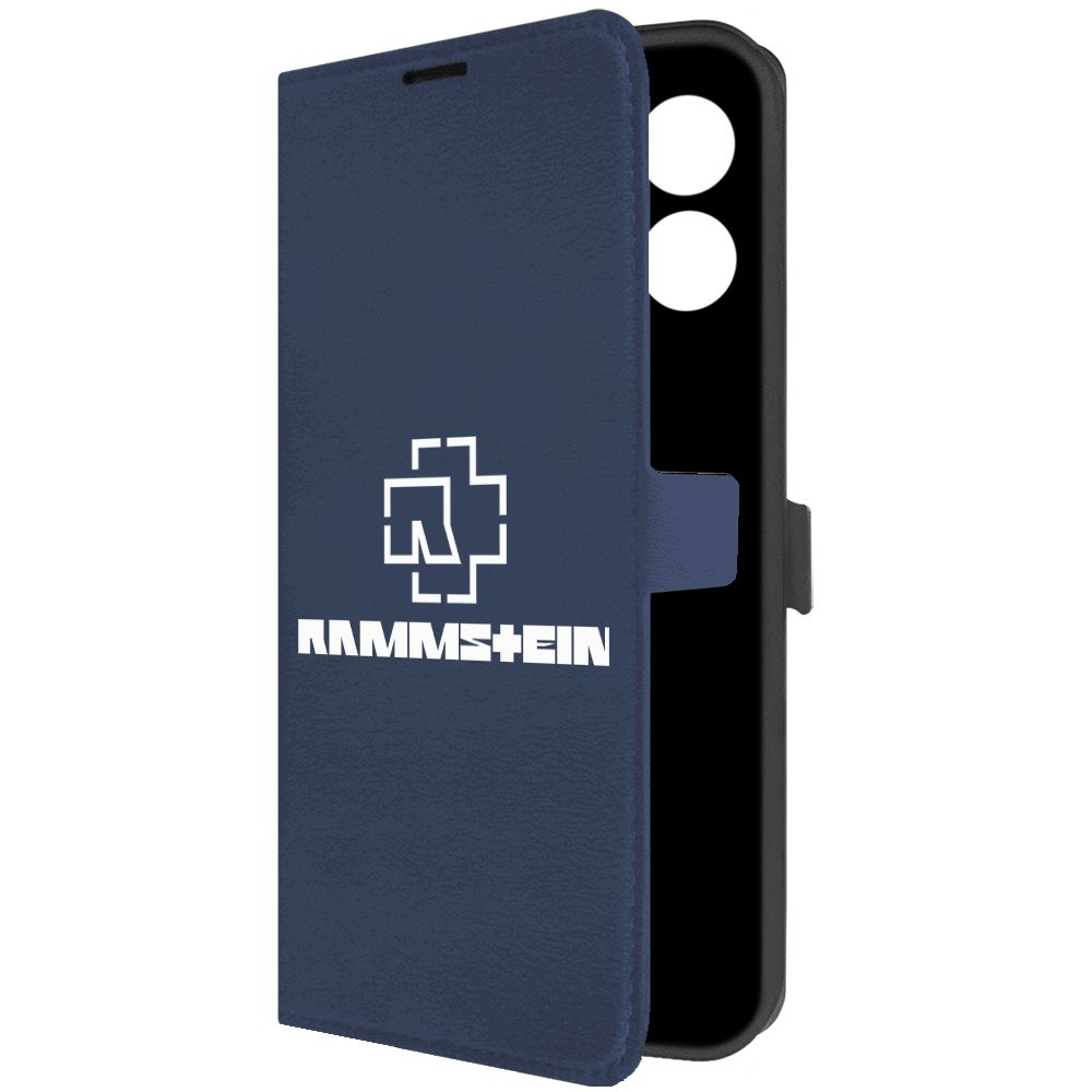 

Чехол-книжка Krutoff Eco Book для Infinix Hot 30i Rammstein синий