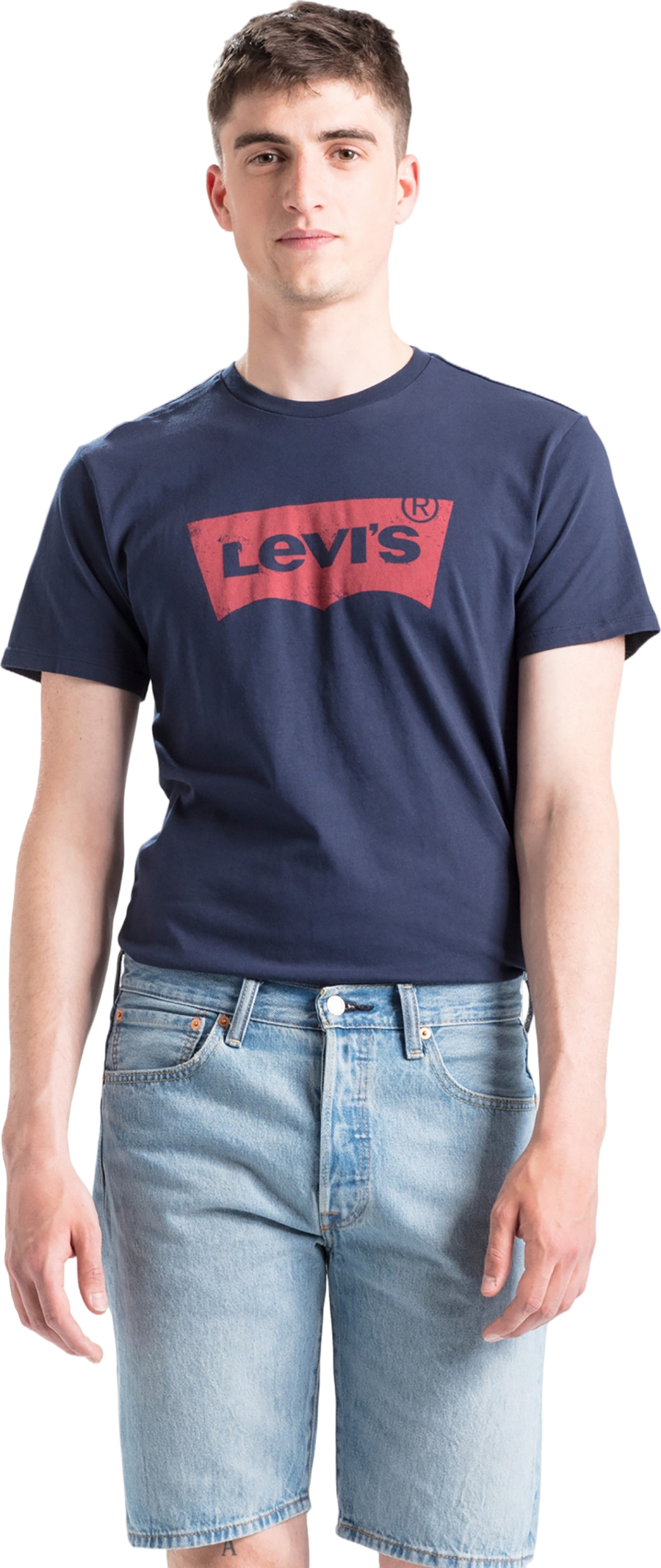 

Футболка мужская Levi's Men Housemark Graphic Tee синяя XXL, Синий, Men Housemark Graphic Tee