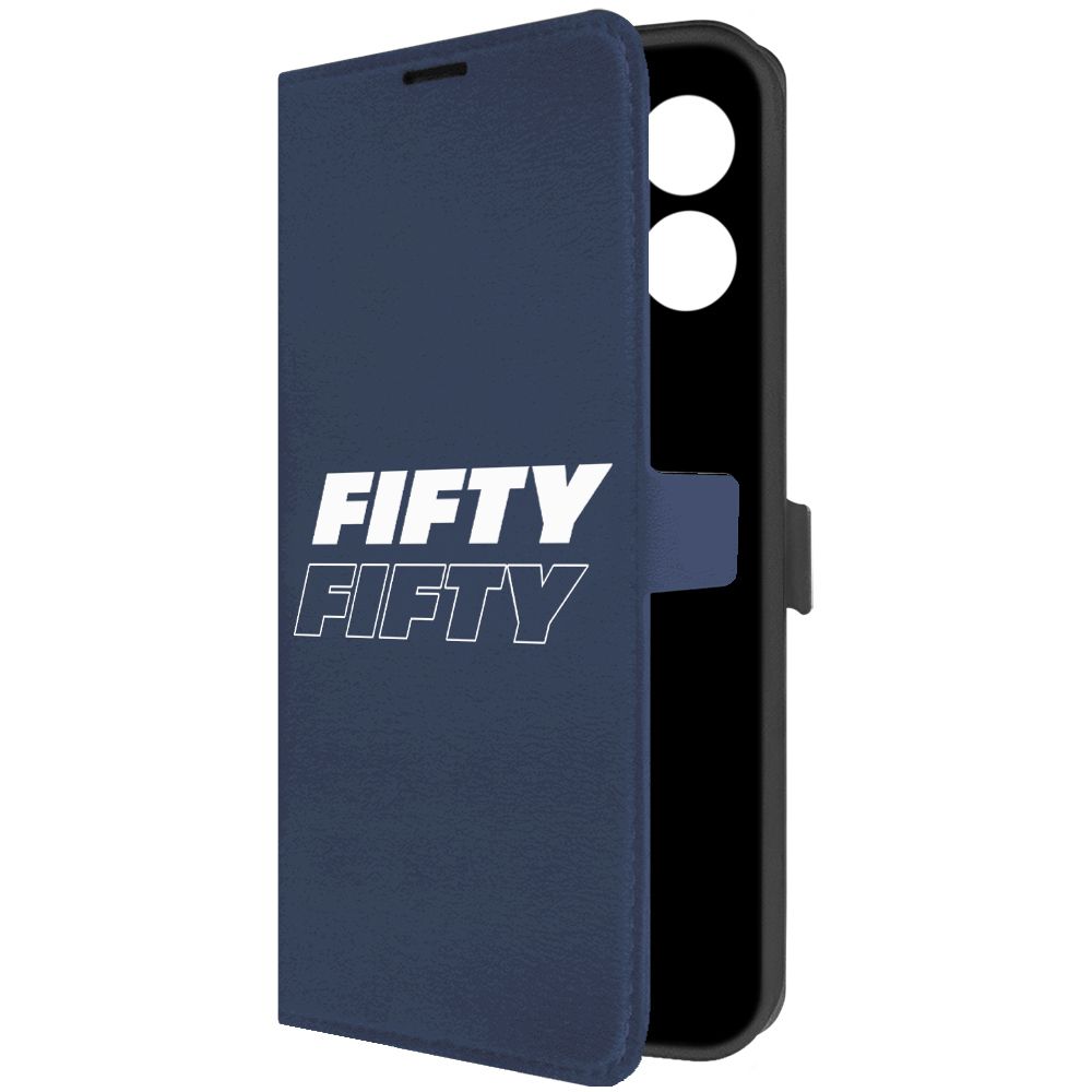 

Чехол-книжка Krutoff Eco Book для Infinix Hot 30i Fifty Fifty синий