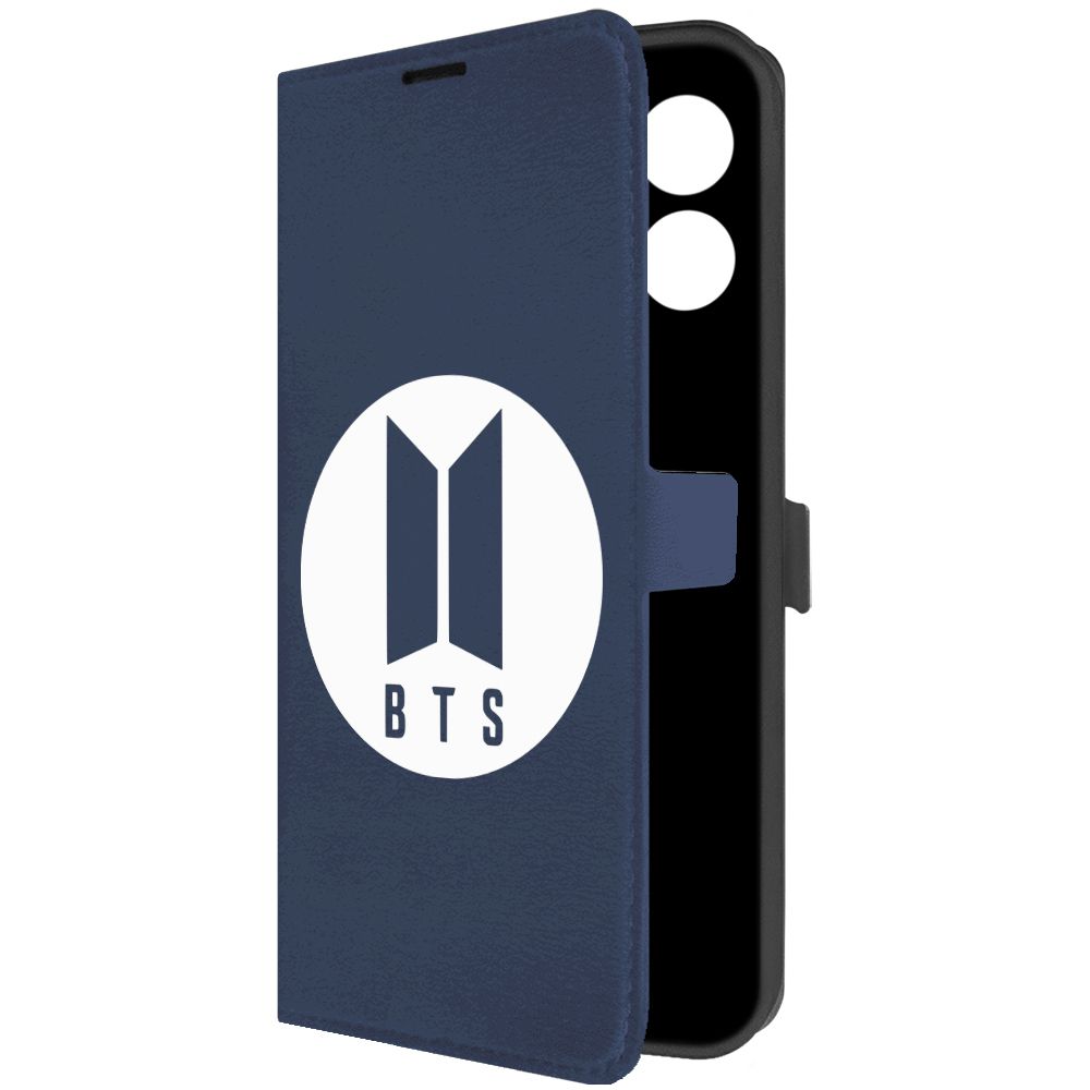 

Чехол-книжка Krutoff Eco Book для INFINIX Hot 30i BTS (БТС) (синий)