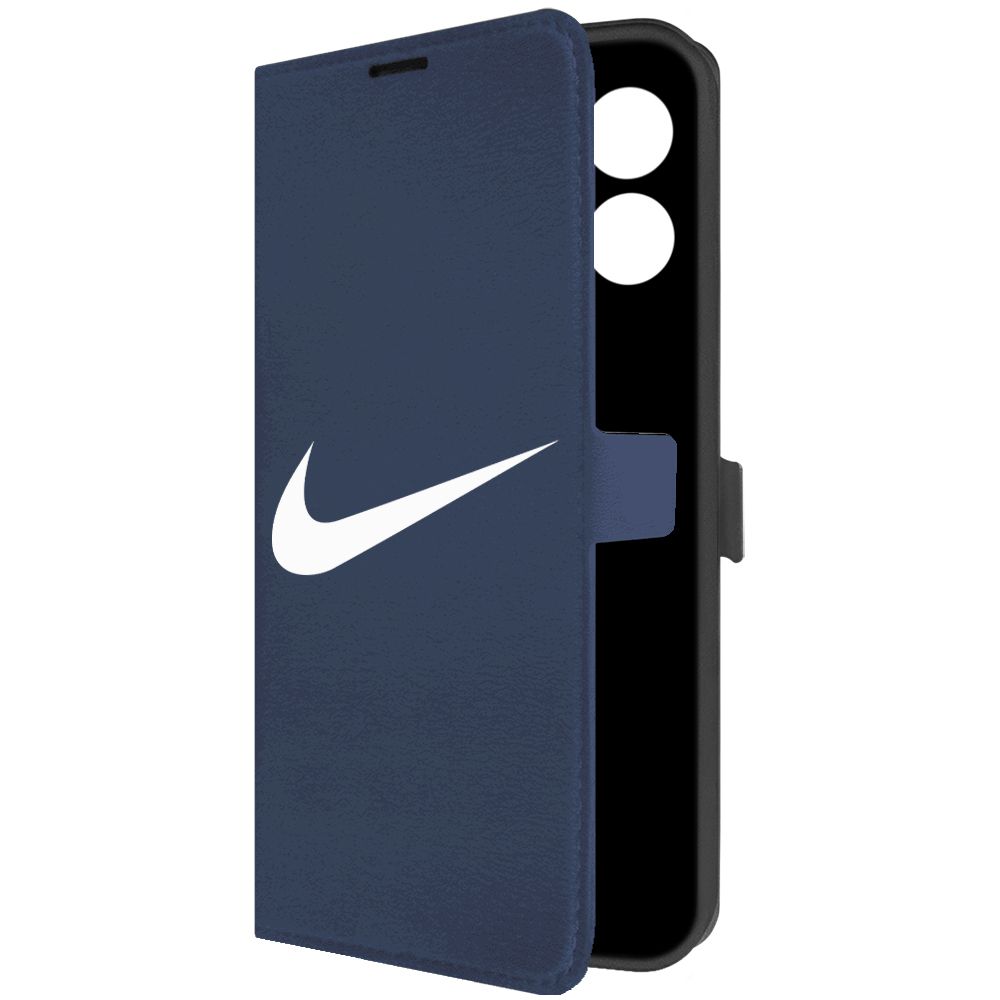 

Чехол-книжка Krutoff Eco Book для Infinix Hot 30i Nike синий