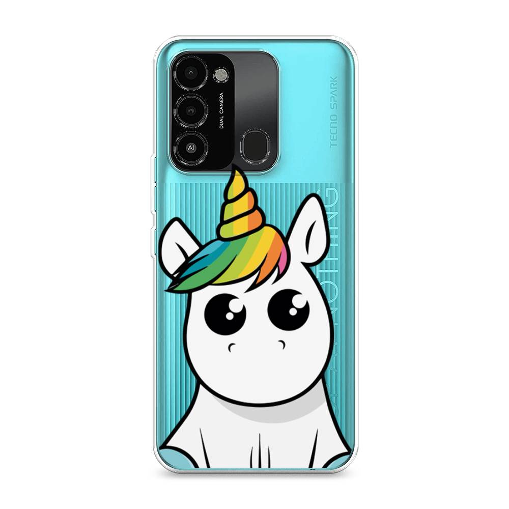 

Силиконовый чехол "Глазастый единорог" на Tecno Spark Go 2022, Глазастый единорог