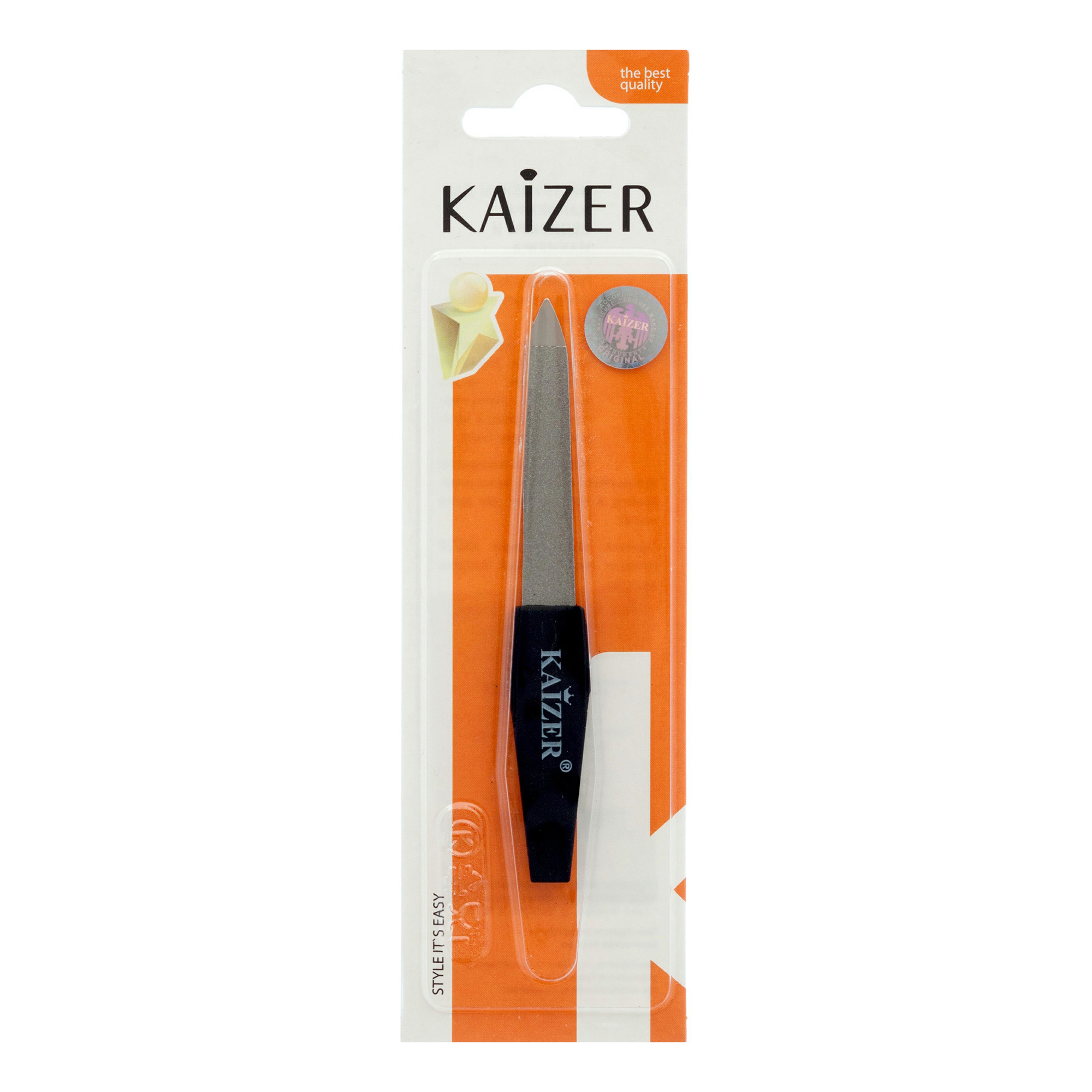 Пилка для ногтей Kaizer алмазная kaizer комплект 2 предмета пилка алмазная пилка полировочная 320 600 3000