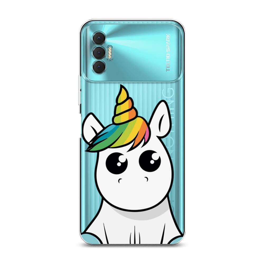 

Силиконовый чехол "Глазастый единорог" на Tecno Spark 8P, Глазастый единорог