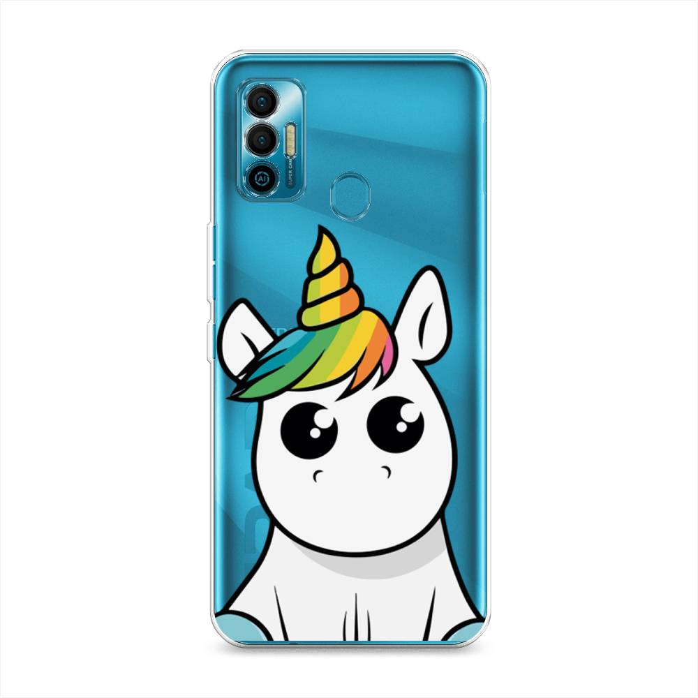 

Силиконовый чехол "Глазастый единорог" на Tecno Spark 7, Глазастый единорог