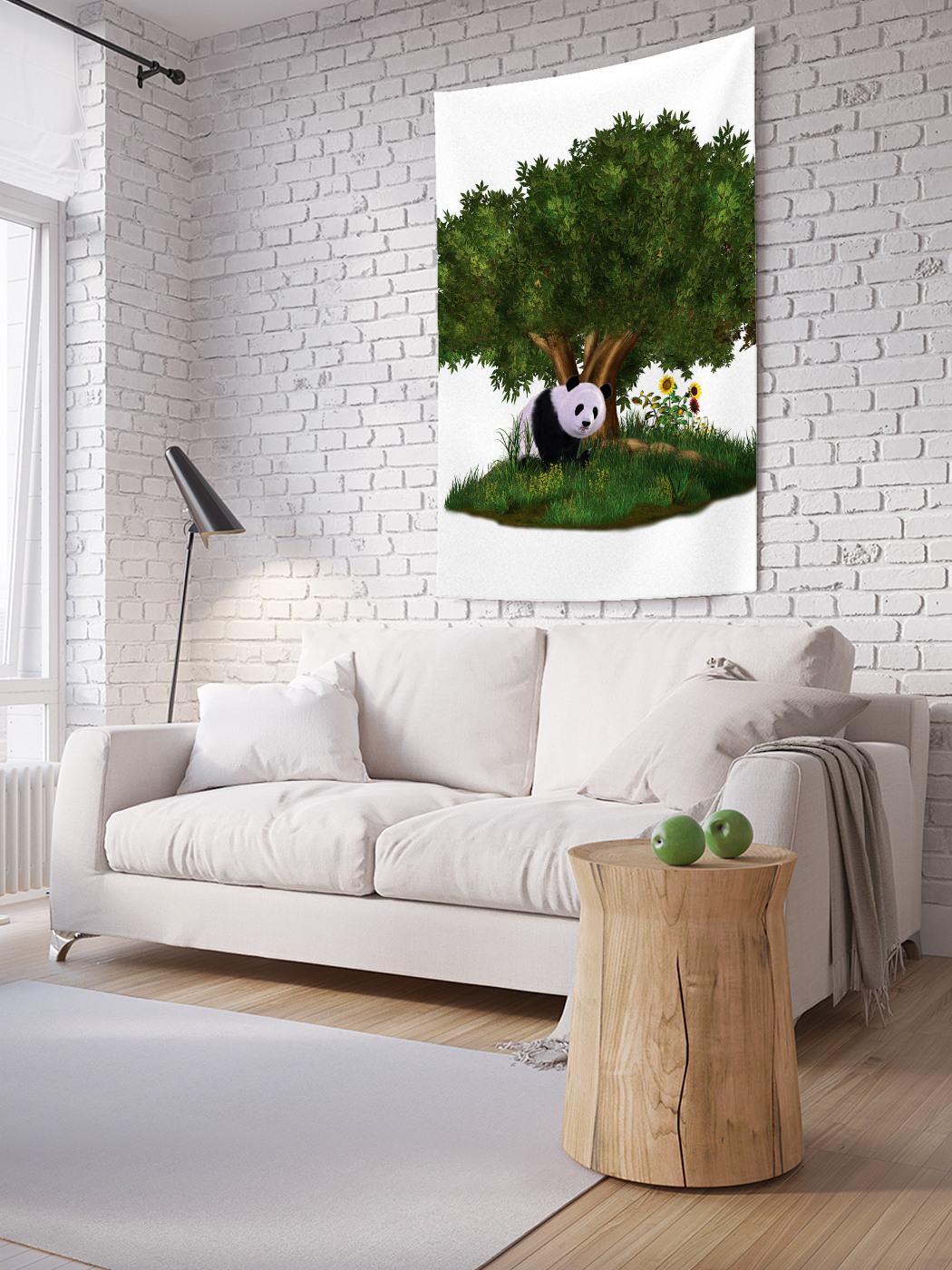 

Вертикальное фотопанно на стену JoyArty Панда у дерева 100x150 см, Панда у дерева