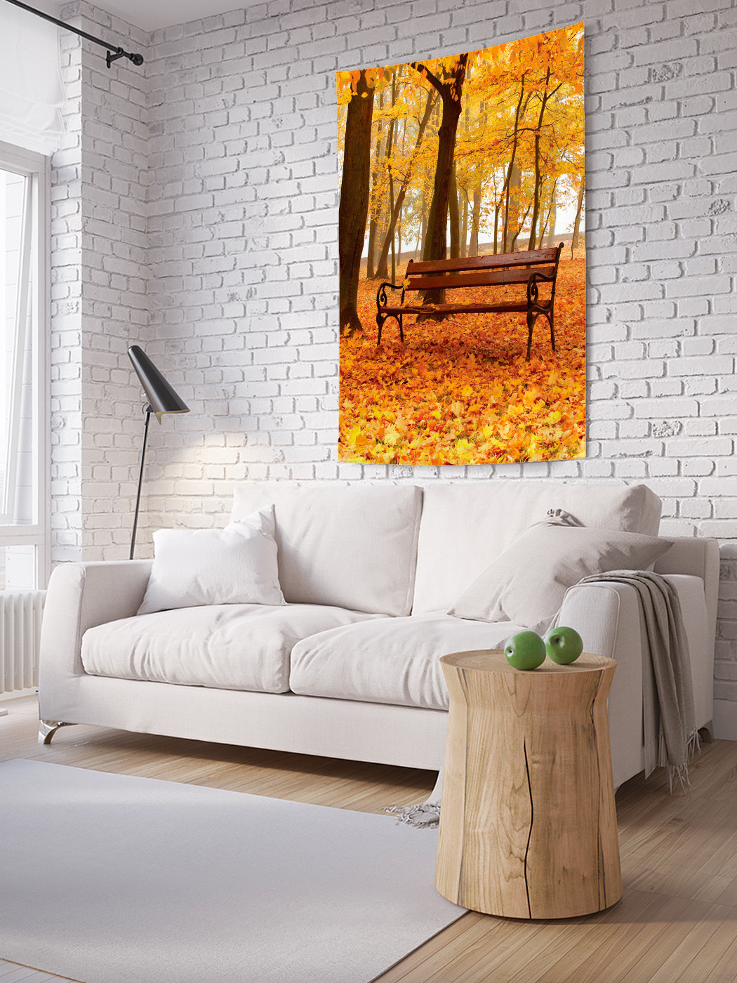 

Вертикальное фотопанно на стену JoyArty Осенние думы 100x150 см, Осенние думы