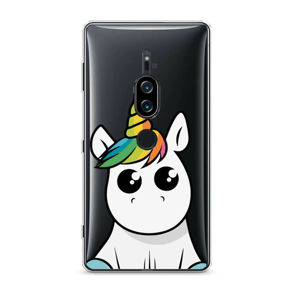

Силиконовый чехол "Глазастый единорог" на Sony Xperia XZ2 Premium, Глазастый единорог