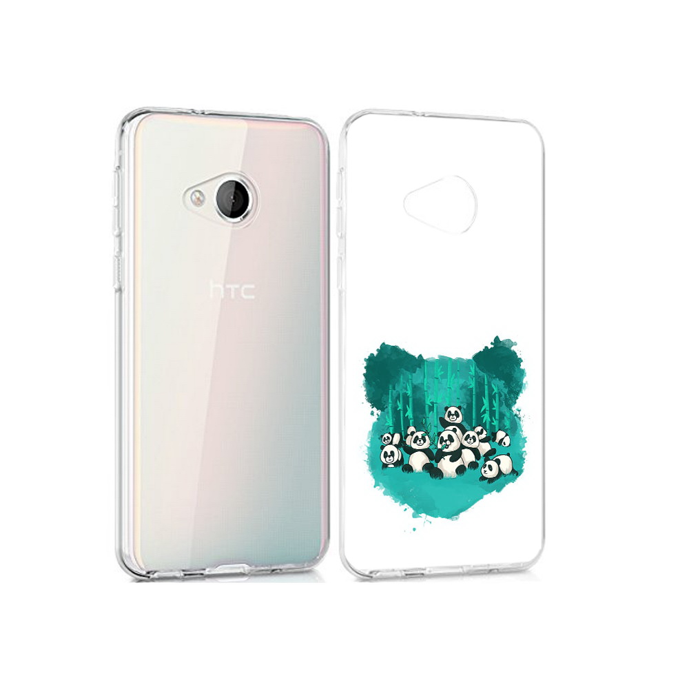 

Чехол MyPads Tocco для HTC U Play нарисованные панды, Прозрачный, Tocco