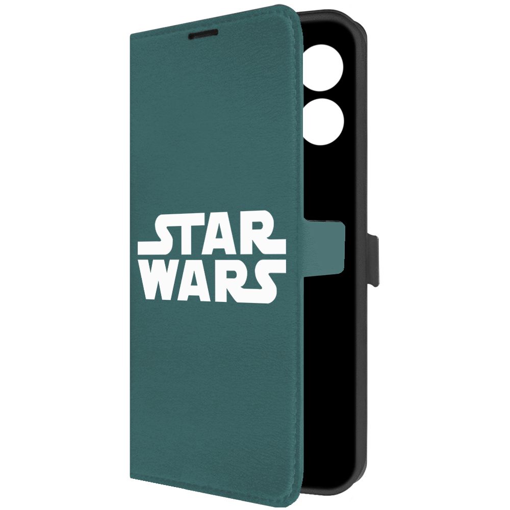 

Чехол-книжка Krutoff Eco Book для Infinix Hot 30i Star Wars, Зеленый