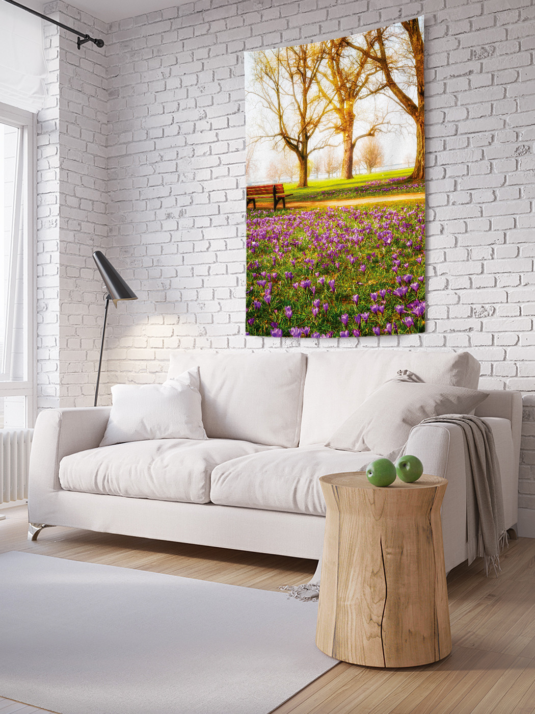 

Вертикальное фотопанно на стену JoyArty Цветущий парк 100x150 см, Цветущий парк