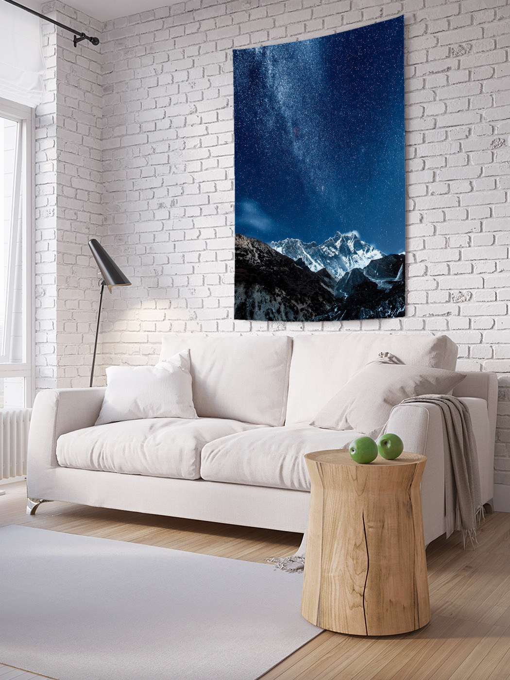 

Вертикальное фотопанно на стену JoyArty Горный космос 100x150 см, Горный космос