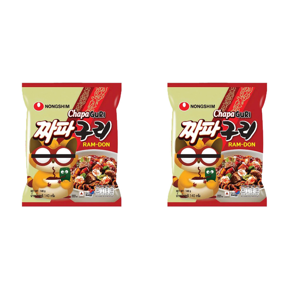 

Лапша быстрого приготовления nongshim чапагури 2 шт по 140 г