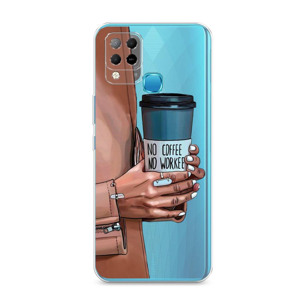 

Чехол Awog на Infinix HOT 10S "No coffee", Разноцветный, 3100250-7