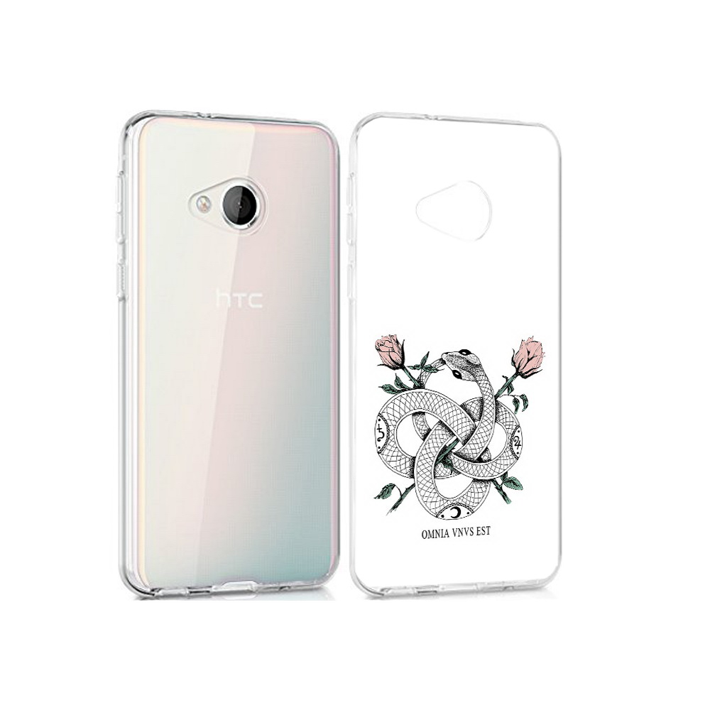 

Чехол MyPads Tocco для HTC U Play нарисованная змея абстракция, Прозрачный, Tocco