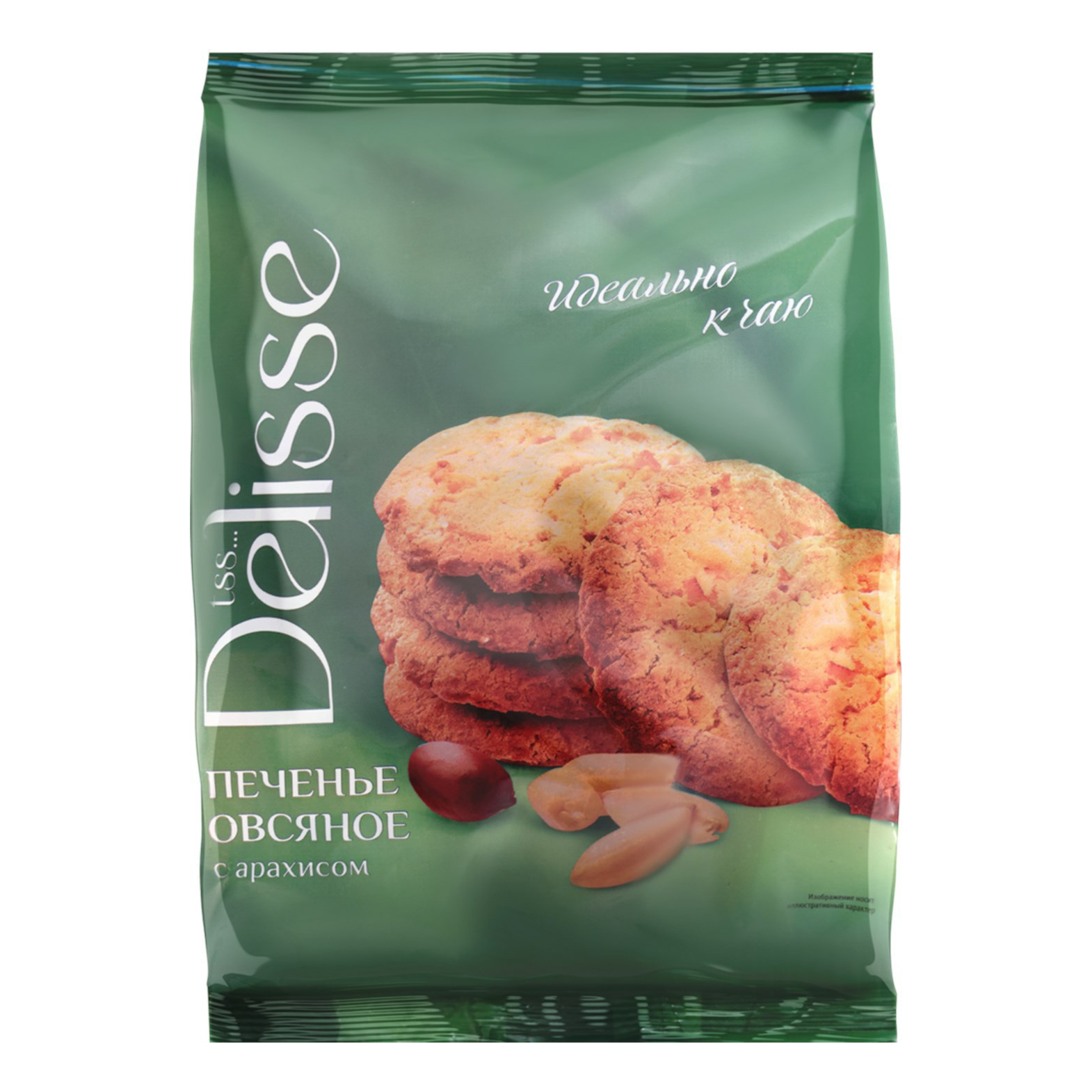 Печенье Delisse овсяное с арахисом 300 г