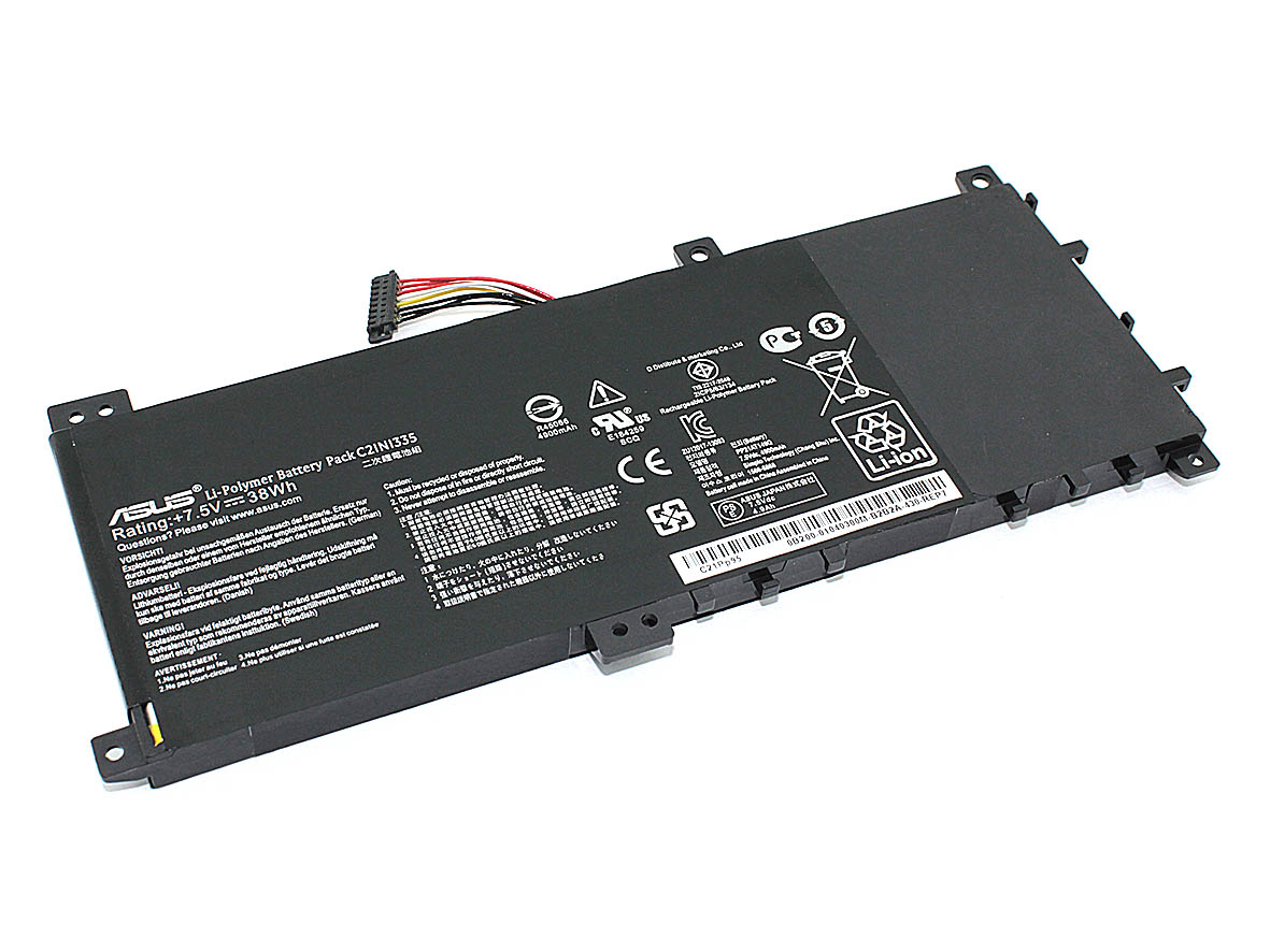 

Аккумулятор для ноутбука Asus VivoBook S451 C21N1335 7.5V 38Wh