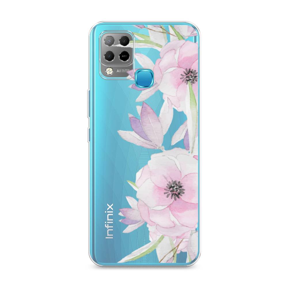 

Чехол Awog на Infinix HOT 10S "Нежные анемоны", Разноцветный, 3100250-8