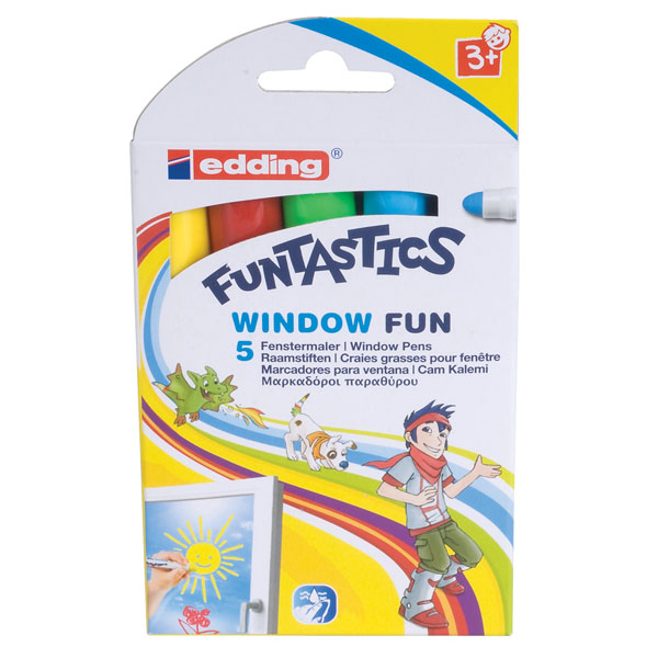 Фломастеры Edding Funtastics, 5 цветов