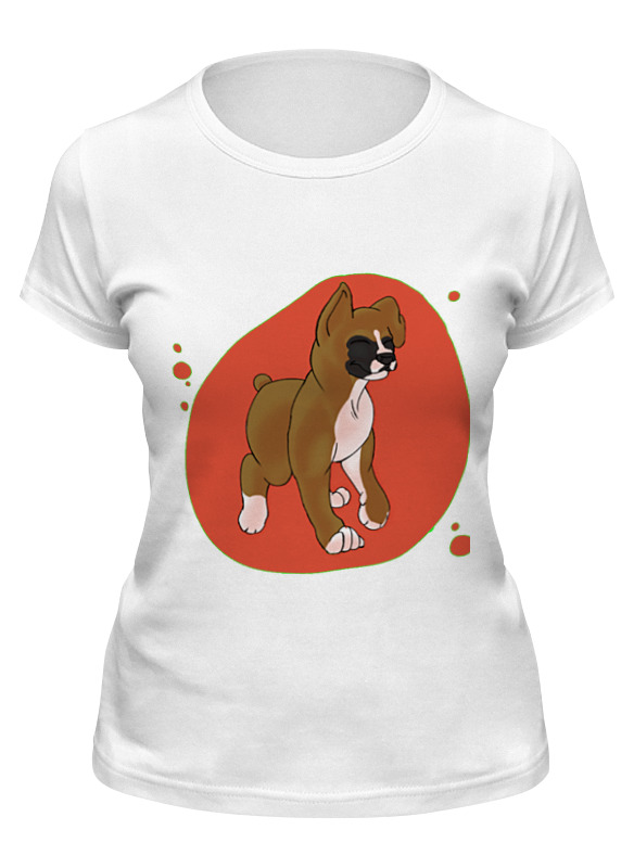 

Футболка женская Printio Boxers puppy белая 2XL, Белый, Boxers puppy