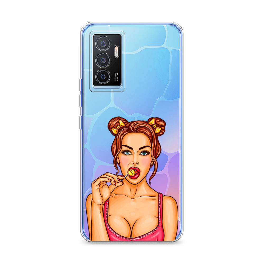 

Чехол Awog на Vivo V23e/Y75 4G "Вкусный леденец", Разноцветный