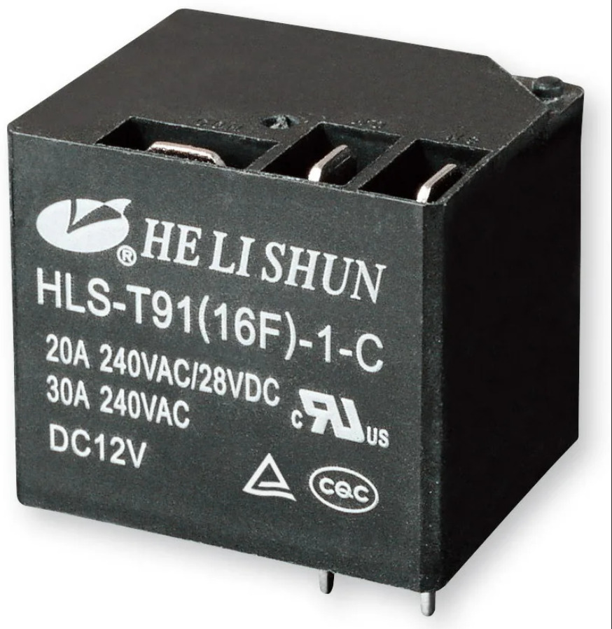 

5 шт Реле 12V HLS-T91(16F)-1 ток-30A, Реле HLS-T91(16F)-1(12VDC)т30A