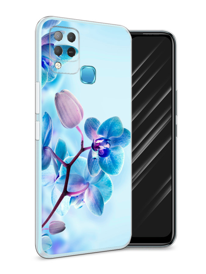 

Чехол Awog на Infinix HOT 10S "Голубая орхидея", Разноцветный, 3100250-8