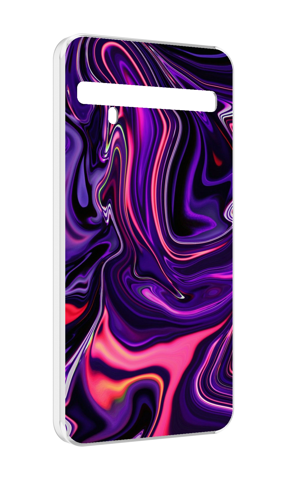 

Чехол MyPads фиолетовые краски для TCL 10 Pro / TCL 10 + Plus, Прозрачный, Tocco
