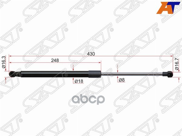 

Амортизатор Крышки Багажника Toyota Vitz/Yaris ##P13# 10- Sat арт. ST-68960-0W620