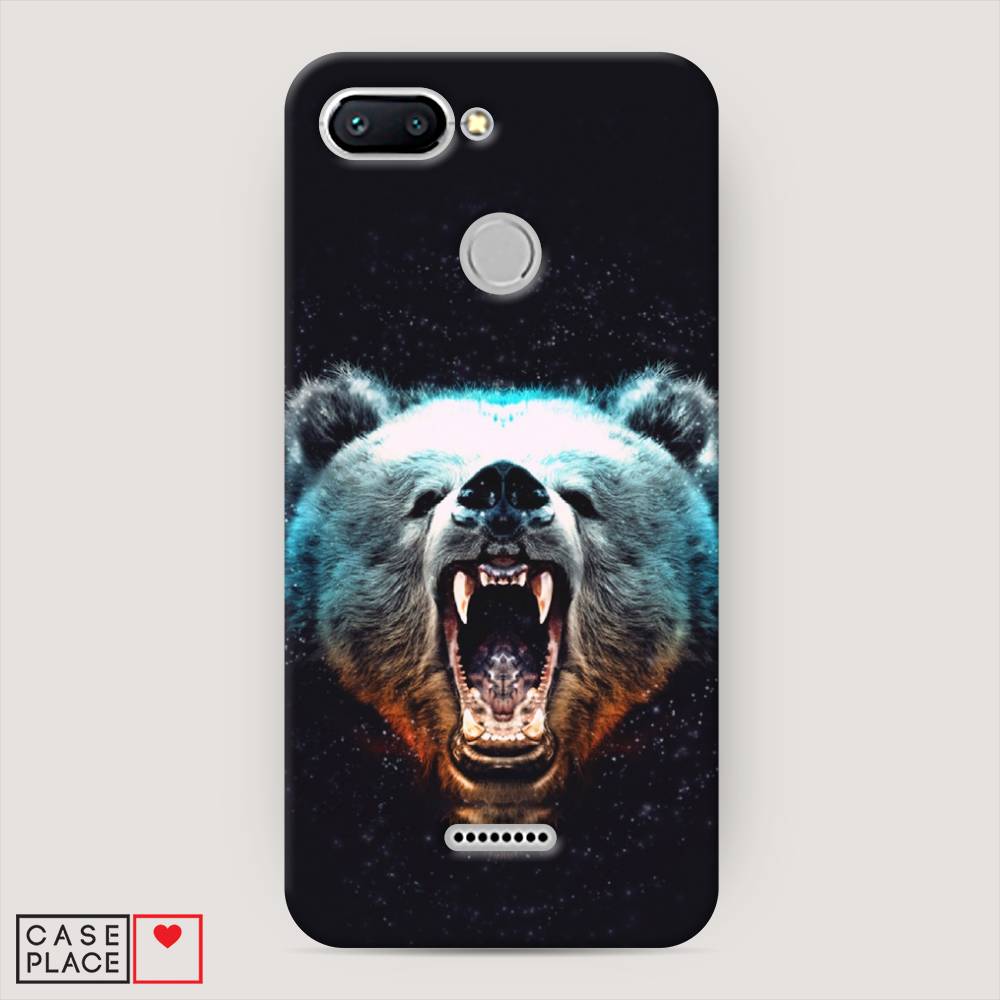 

Пластиковый чехол "Медведь" на Xiaomi Redmi 6