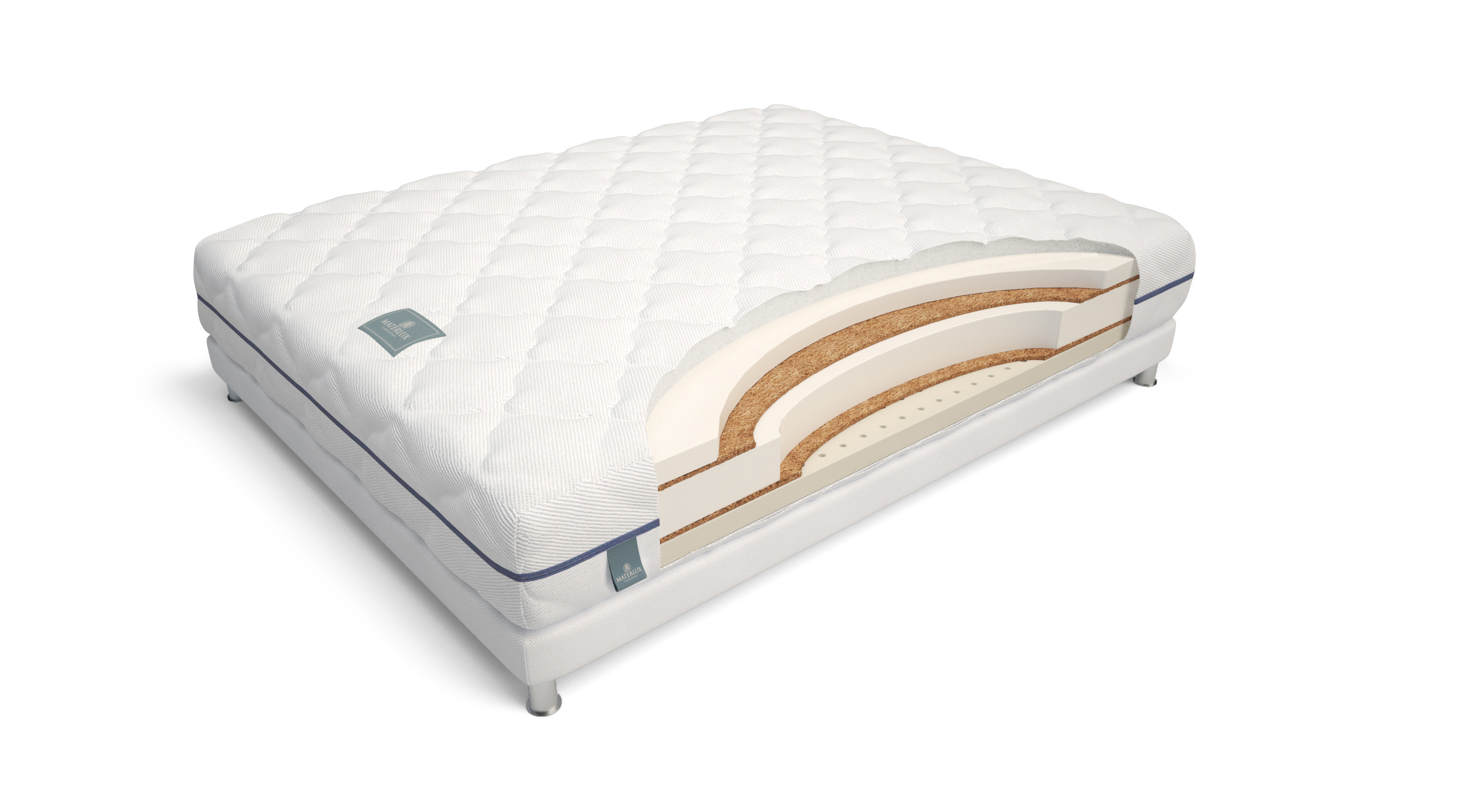 

Матрас Materlux Rossano 200х200, Белый, Rossano