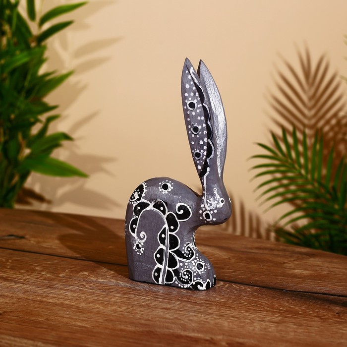 Сувенир Заяц албезия 10х3,5х23 см