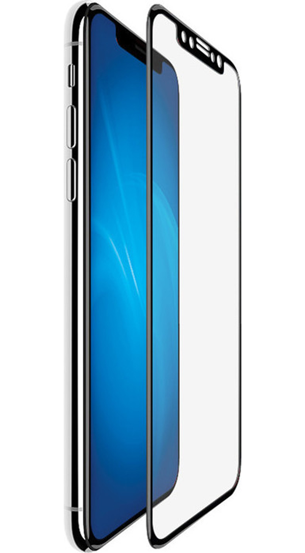 Защитное стекло Red Line для APPLE iPhone 11 Pro/X/XS Full Screen Tempered Glass Black
