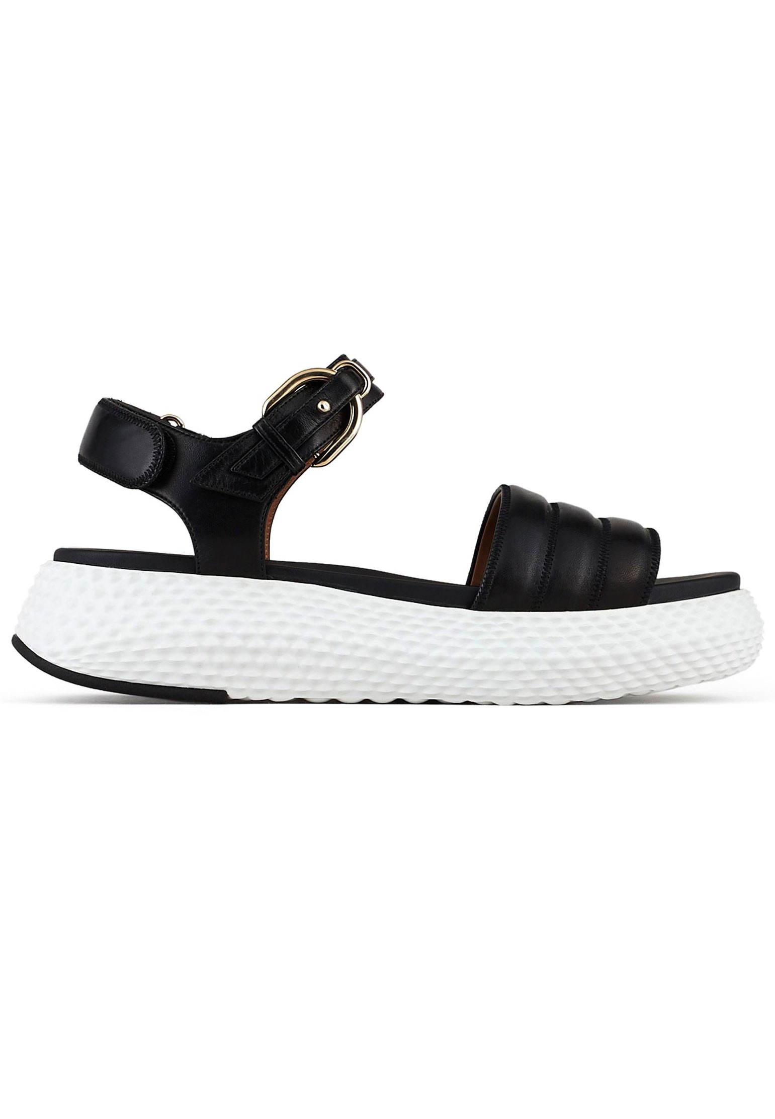 

Сандалии женские EMPORIO ARMANI 129926 черные 36, Черный, 129926