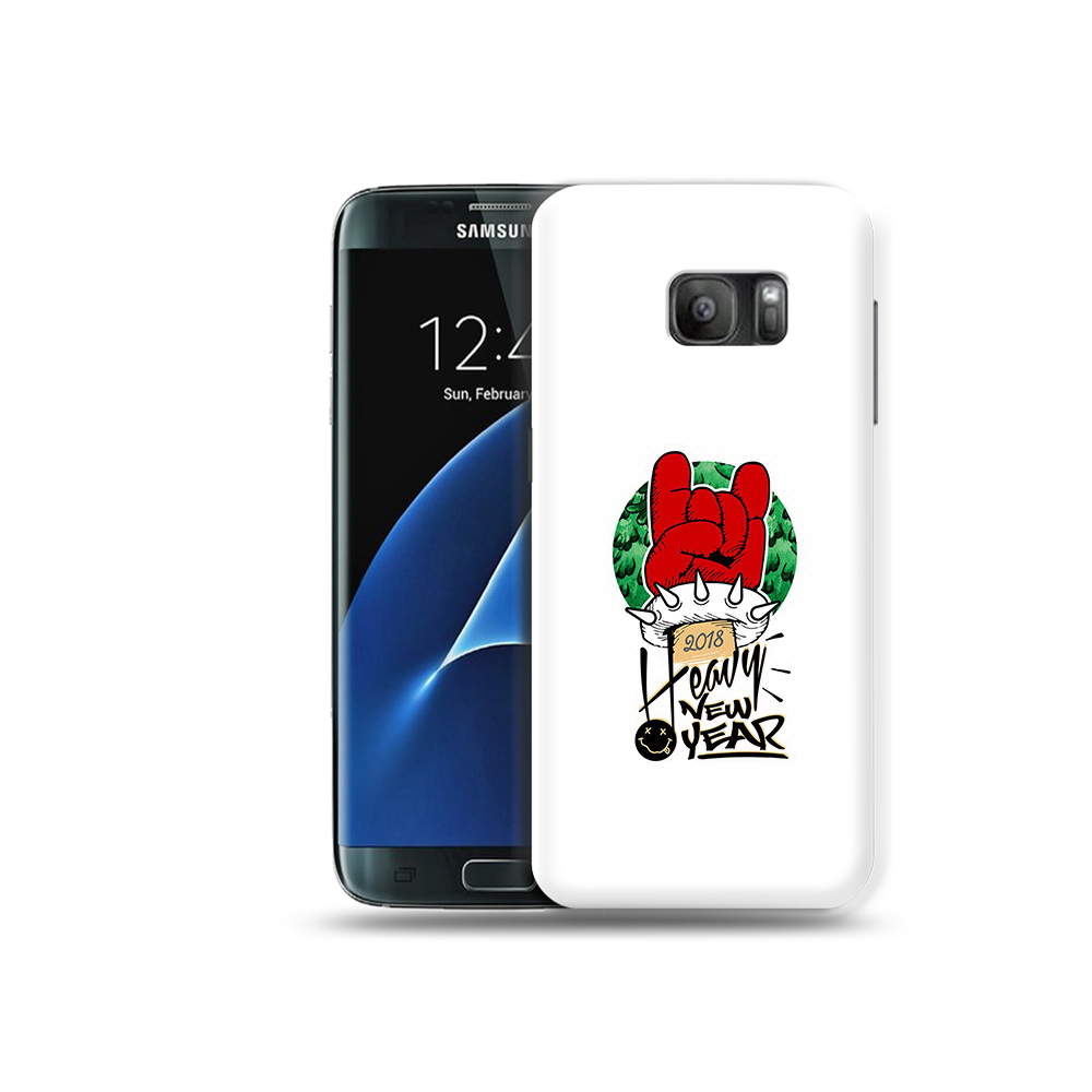 

Чехол MyPads Tocco для Samsung Galaxy S7 Гангстер новый год, Прозрачный, Tocco