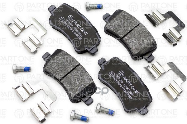 

Колодки тормозные дисковые пер. VOLVO 740/940/960 84- PART-ONE 1BP382