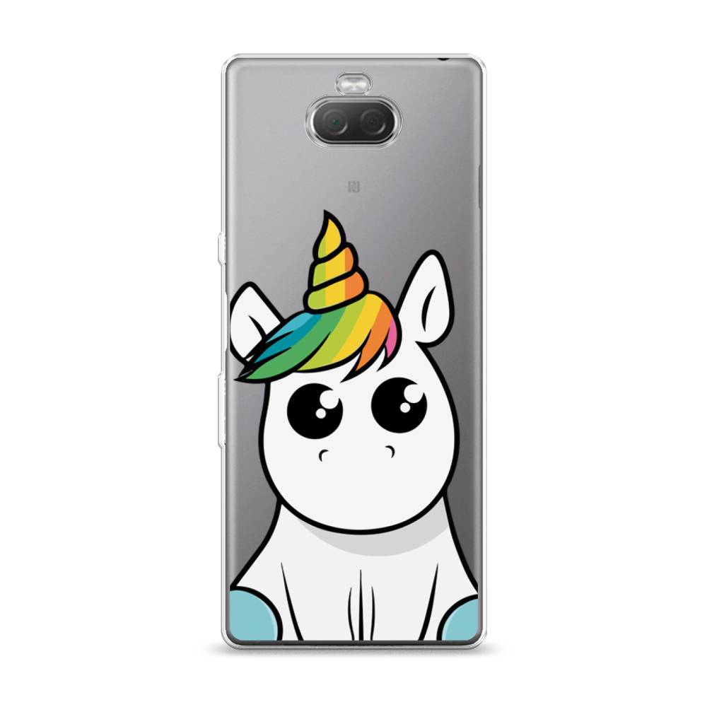 

Силиконовый чехол "Глазастый единорог" на Sony Xperia 10, Глазастый единорог