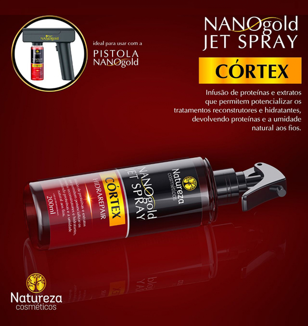 Спрей Natureza NANOgold Jet Spray Cortex 200 мл