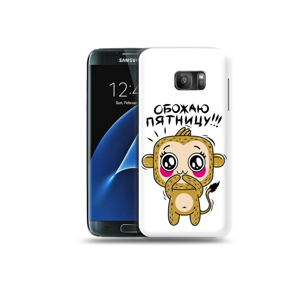 

Чехол MyPads Tocco для Samsung Galaxy S7 обожаю пятницу, Прозрачный, Tocco