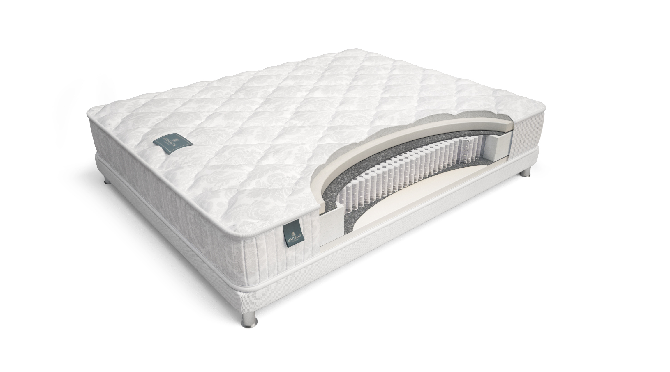

Матрас Materlux Ravenna 120х190, Белый, Ravenna