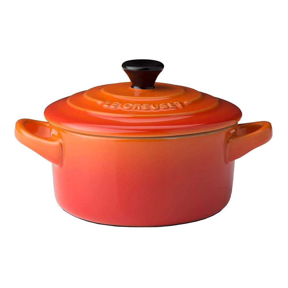 

Кокотница с крышкой 10 см Оранжевый 0,2 л, 71901100900100, LE CREUSET