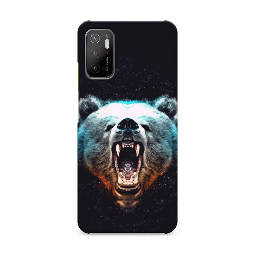 

Пластиковый чехол "Медведь" на Xiaomi Poco M3 Pro, 311020-1