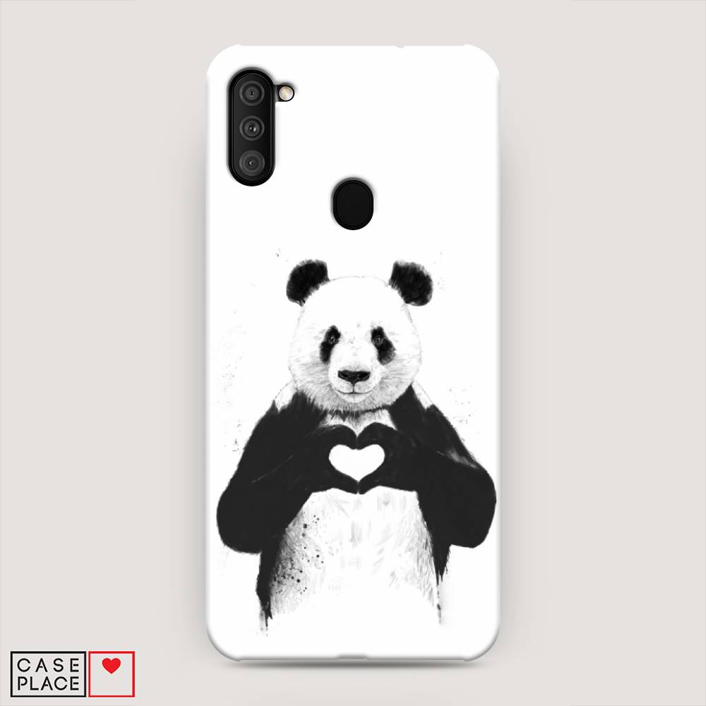 

Пластиковый чехол "Панда love" на Samsung Galaxy M11, 2100620-7