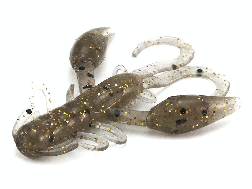 

Твистеры съедобные LJ Pro Series ROCK CRAW 2.0in (05.10)/S02 10шт., Серый;прозрачный