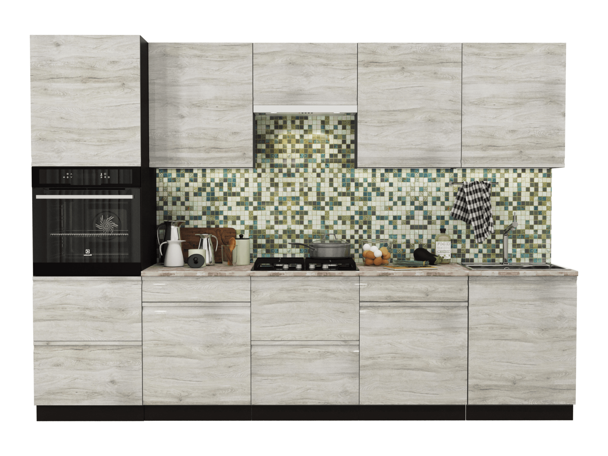 

Кухня Бруклин 3,0 м Клен скандинавский