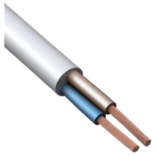 

Провод электрический ПВС 2x 2,5 20 метров белый медный бытовой