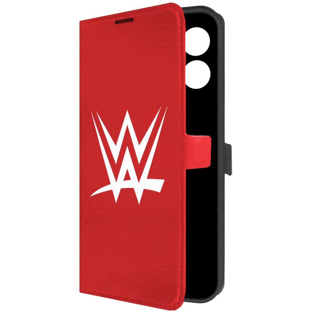 

Чехол-книжка Krutoff Eco Book для Infinix Hot 30 WWE красный